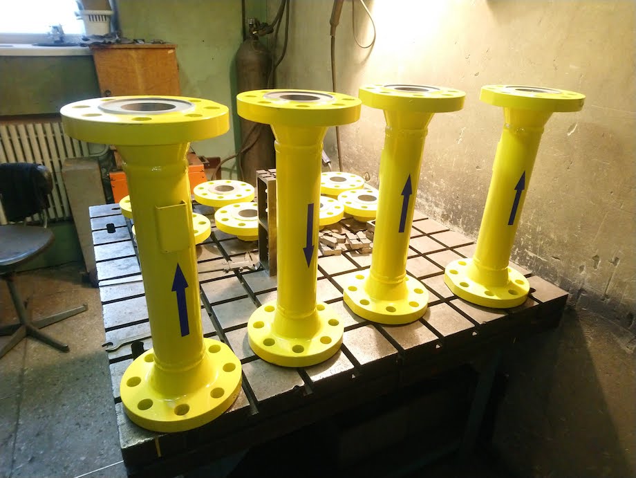 Комплекти прямих ділянок для витратомірів КПД